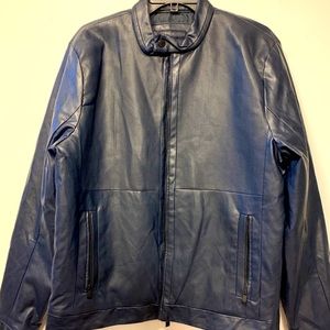 Calvin Klein mens Faux Leather classic